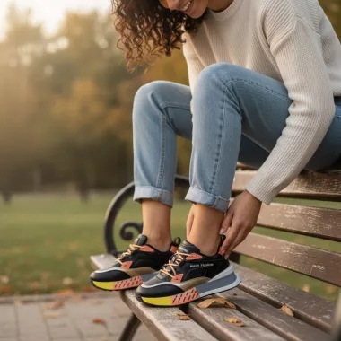 Adidasi dama casual negri CL2312 n12-2